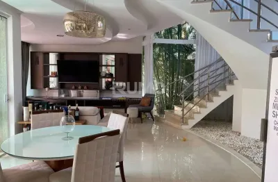 Casa em condomínio fechado com 4 quartos à venda na avenida alphaville, 08, alphaville dom pedro, campinas, 350 m2 por r$ 3.300.000