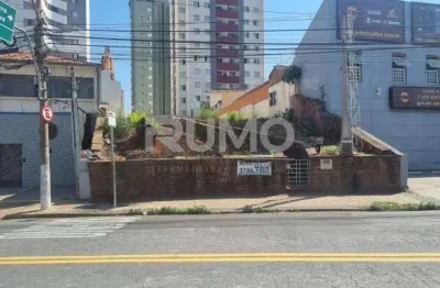 Terreno comercial à venda na rua paula bueno, 531, taquaral, campinas por r$ 950.000