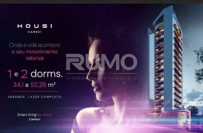 Apartamento com 1 quarto à venda na rua paulo lobo, 107, cambuí, campinas, 34 m2 por r$ 605.000