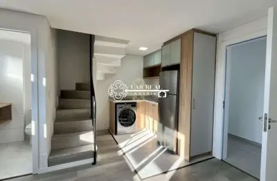 Edificío lyon - studio duplex mobiliado 2 quartos 53m² a venda no rebouças em curitiba