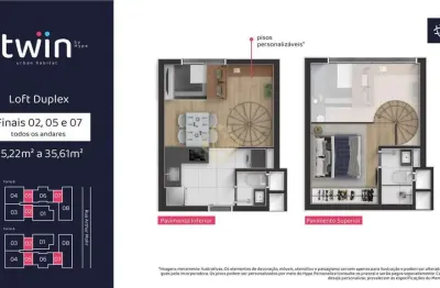Twin Urban Habitat - Apartamento à venda no bairro Portão - Curitiba/PR