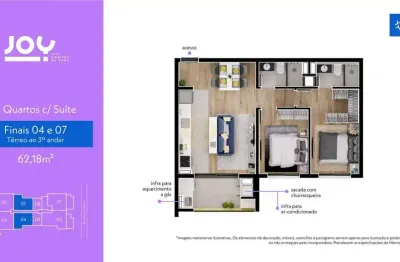 Joy city habitat - apartamento à venda no bairro tingui - curitiba/pr