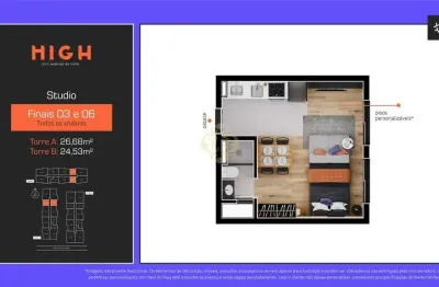 High City Habitat - Apartamento à venda no bairro Novo Mundo - Curitiba/PR