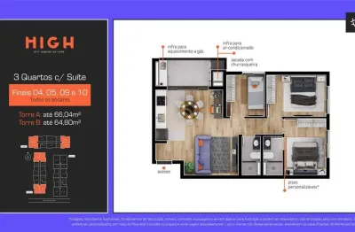 High City Habitat - Apartamento à venda no bairro Novo Mundo - Curitiba/PR