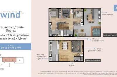 Wind urban habitat - apartamento à venda no bairro santa felicidade - curitiba/pr