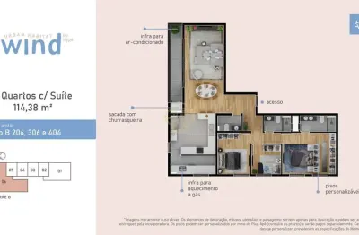 Wind urban habitat - apartamento à venda no bairro santa felicidade - curitiba/pr
