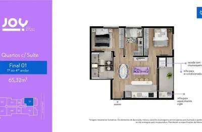 Joy city habitat - apartamento à venda no bairro tingui - curitiba/pr