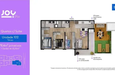 Joy city habitat - apartamento à venda no bairro tingui - curitiba/pr