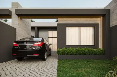 Casa com 2 quartos sendo 1 suíte em ponta grossa/pr