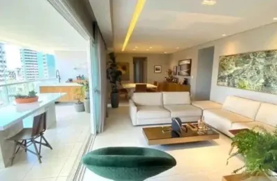 Apartamento na barra para venda com 4 suítes e 5 banheiros com infraestrutura no morro ipiranga