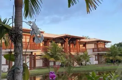 Village na praia do forte para venda com 2 quartos no térreo mobiliado condomínio fechado com infraestrutura