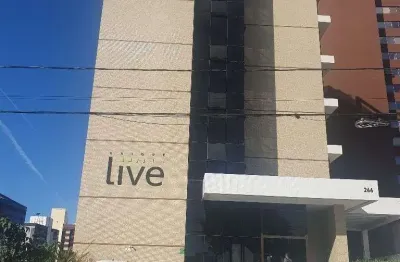 Studio totalmente mobiliado unique live caminho das árvores. 1º locação.