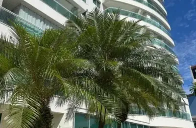 Apartamento com quarto e sala mobiliado no mandarim andar alto com 1 vaga de garagem vista mar