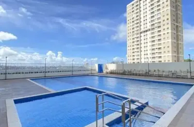 Apartamento com 2 quartos e 1 suíte andar baixo com 1 vaga de garagem condomínio residencial adorato no cabula para venda com infraestrutura completa