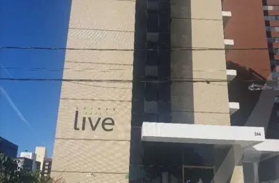 Apartamento quarto e sala mobiliado para locação no condomínio unique live no caminho das árvores  infraestrutura completa