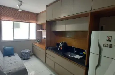 Apartamento quarto e sala para locação no smart itapuã com infraestrutura completa portaria 24hs perto da praia