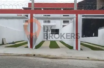 Sobrado novo a venda na vila jundiaí em mogi das cruzes com 2 quartos 1 suíte com sacada sala 1 lavabo  cozinha quintal  2 vagas