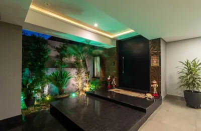 Magnífica casa térrea de alto padrão, com spa  e piscina, no residencial mônaco, em piracicaba sp