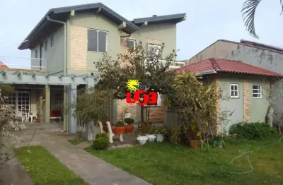 Casa sobrado à venda em imbé - mariluz plano b - próximo ao mar - churrasqueira - jardim