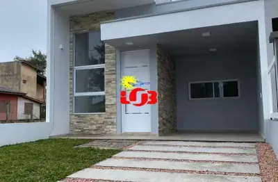 Casa - geminada de 03 dormitórios em tramandaí - jardim beira mar!