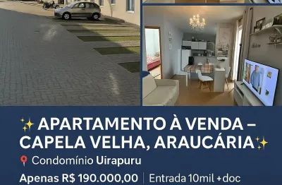 Lindo apartamento no capela velha residencial uirapuru araucaria