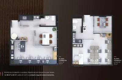 Venda de sala comercial no condomínio village em sorriso-mt: 1 sala, 1 vaga, 35,00 m² de área