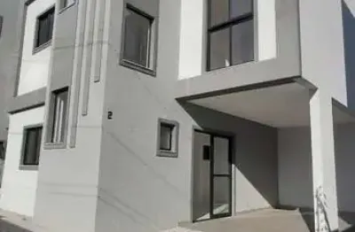 Casa em condomínio fechado com 3 quartos à venda na rua estanislau krowinski, 63, novo mundo, curitiba, 134 m2 por r$ 630.000