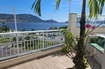 'linda cobertura duplex, com 3 quartos, piscina e com vista para o mar e montanha em são francisco