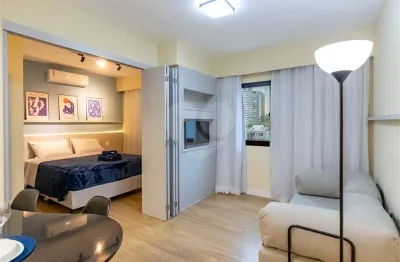 Flat com 1 quarto à venda na Avenida Macuco, Moema, São Paulo