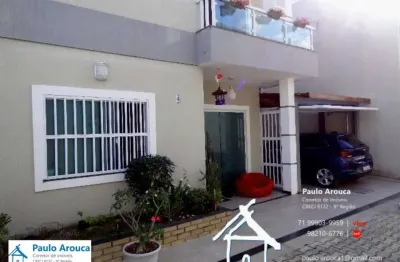 Casa em condomínio fechado com 4 quartos à venda na Rua Rosalvo Barbosa, Pitangueiras, Lauro de Freitas