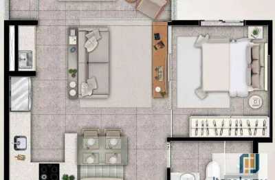 Apartamento com 1 quarto à venda na Avenida Copacabana, Alphaville, Barueri