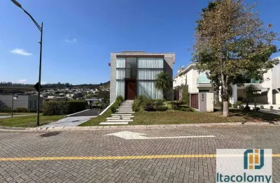 Casa de esquina, totalmente mobiliada, com vista para a reserva no residencial tamboré 11