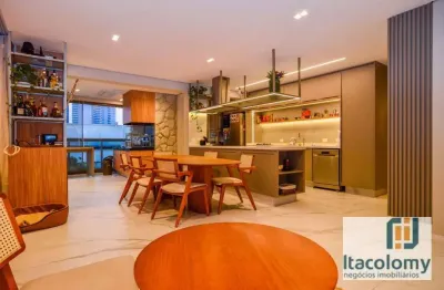 Apartamento mobiliado à venda no edifício level, alphaville