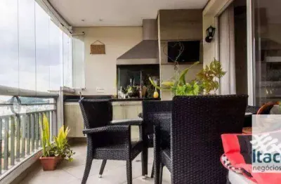 Apartamento com 3 dormitórios à venda, 122 m² por r$ 1.490.000 - tamboré - santana de parnaíba/sp