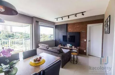 Apartamento com 1 dormitório à venda, 53 m² por R$ 670.000 - Cond Acqua Park Resort -Alphaville- Barueri/SP