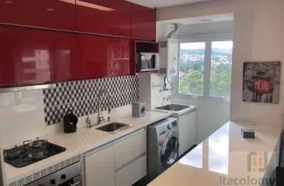Apartamento com 1 dormitório para alugar, 51 m² por r$ 6.858/mês - edifício alpha park -alphaville - barueri/sp