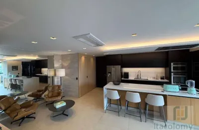 Apartamento mobiliado e decorado com 2 dormitórios, 112 m² - venda por r$ 2.100.000 ou aluguel por r$ 19.355/mês - edifício present - barueri/sp