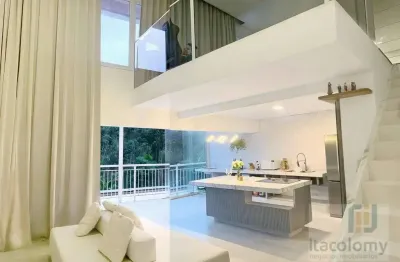 Apartamento duplex com 1 dormitório à venda, 95 m² por r$ 960.000,00 - tamboré - barueri/sp