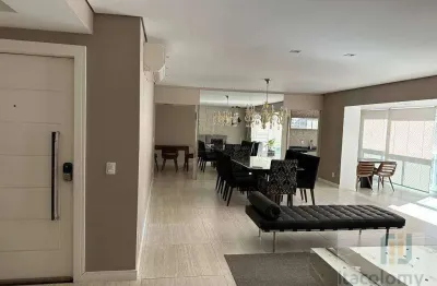 Apartamento mobiliado  com 3 dormitórios para alugar, 235 m² por r$ 24.463/mês - edifício splendore - barueri/sp