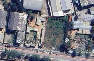 Terreno comercial para venda e locação na Avenida Tenente Marques