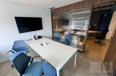 Sala comercial mobiliada à venda no brascan century plaza, em alphaville