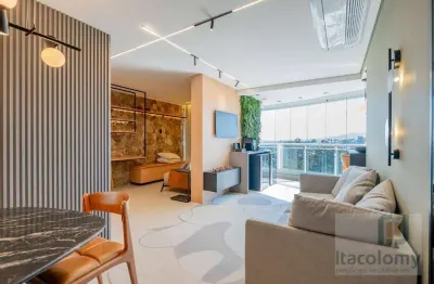 Apartamento com 1 quarto para alugar na Alameda Leblon, Alphaville, Barueri