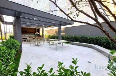 Apartamento com 1 dormitório para alugar, 95 m² por r$ 10.558/mês - edifício level - alphaville  barueri/sp