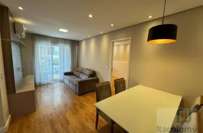 Apartamento com 1 dormitório para alugar, 49 m² por R$ 4.800/mês - Edifício Wi-House - Alphaville - Barueri/SP