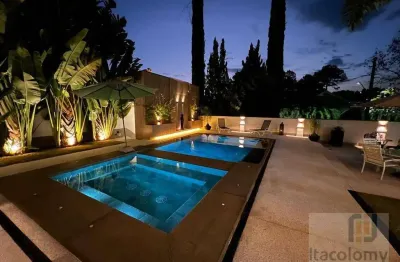 Casa com 4 dormitórios à venda, 705 m² por r$ 8.500.000,00 - residencial dez (alphaville) - santana de parnaíba/sp