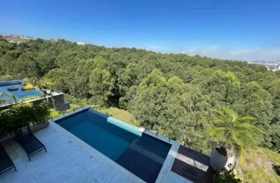 Casa linda à venda no tamboré 10 com vista deslumbrante - estuda permuta