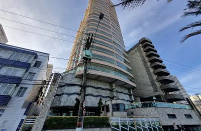 Apartamento a locação no bairro da aviação, em praia grande/s0p - vista mar, 2 quartos, sendo 1 suíte, varanda gourmet e 1 vaga de garagem não demarcada