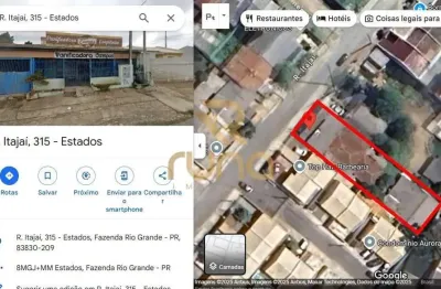 Terreno à venda na itajaí, 349, estados, fazenda rio grande por r$ 400.000