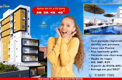 Lindo apartamento de 01 dorm a 650m do metrô vila  matilde