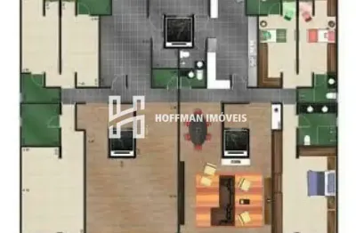Apartamento com 3 quartos, 3 suítes, 3 vagas à venda - santa paula